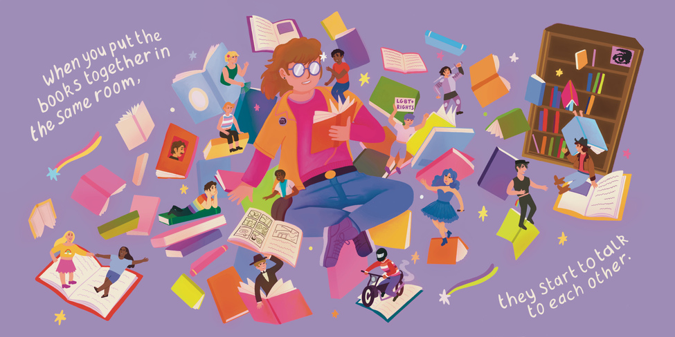 Art - When you put books together...