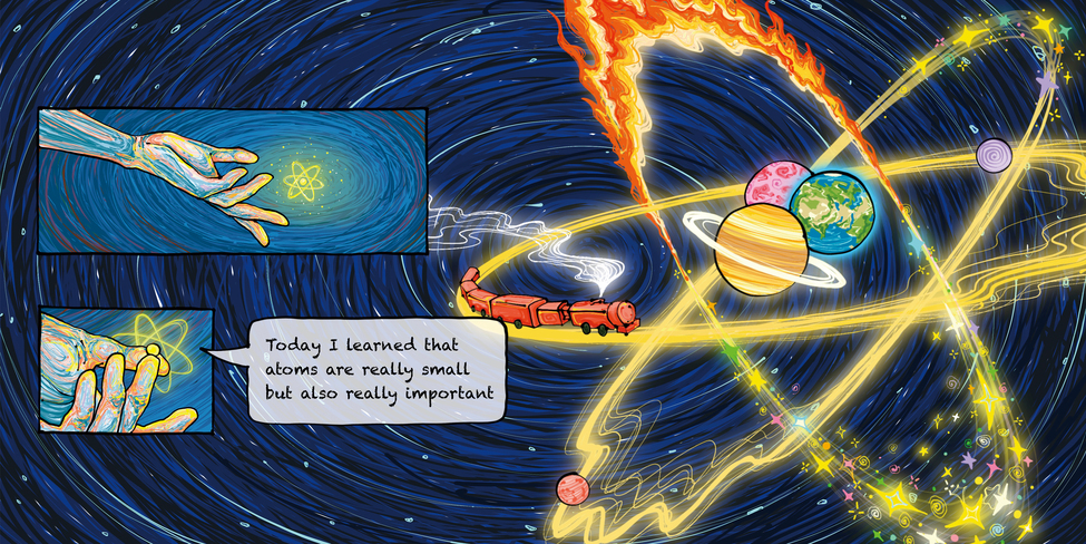 Science - Today I learned that atoms...