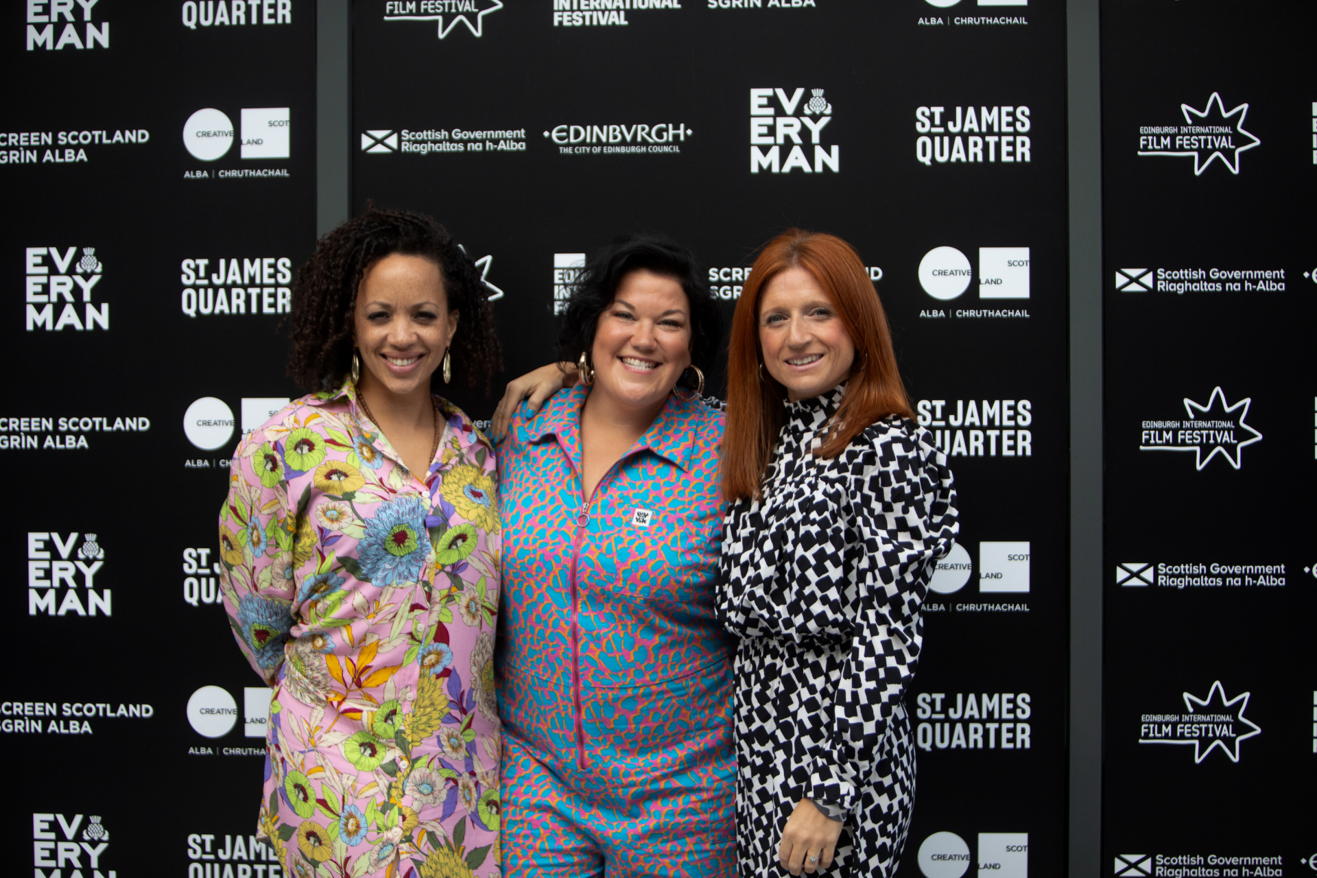 Cat Simmons, Beverly Rudd, Emily Aston, Chuck Chuck Baby; Edinburgh International Film Festival, Aug 2023; Photographer_ Pako Mera © EIFF, Edinburgh International Film Festival All Rights Reserved