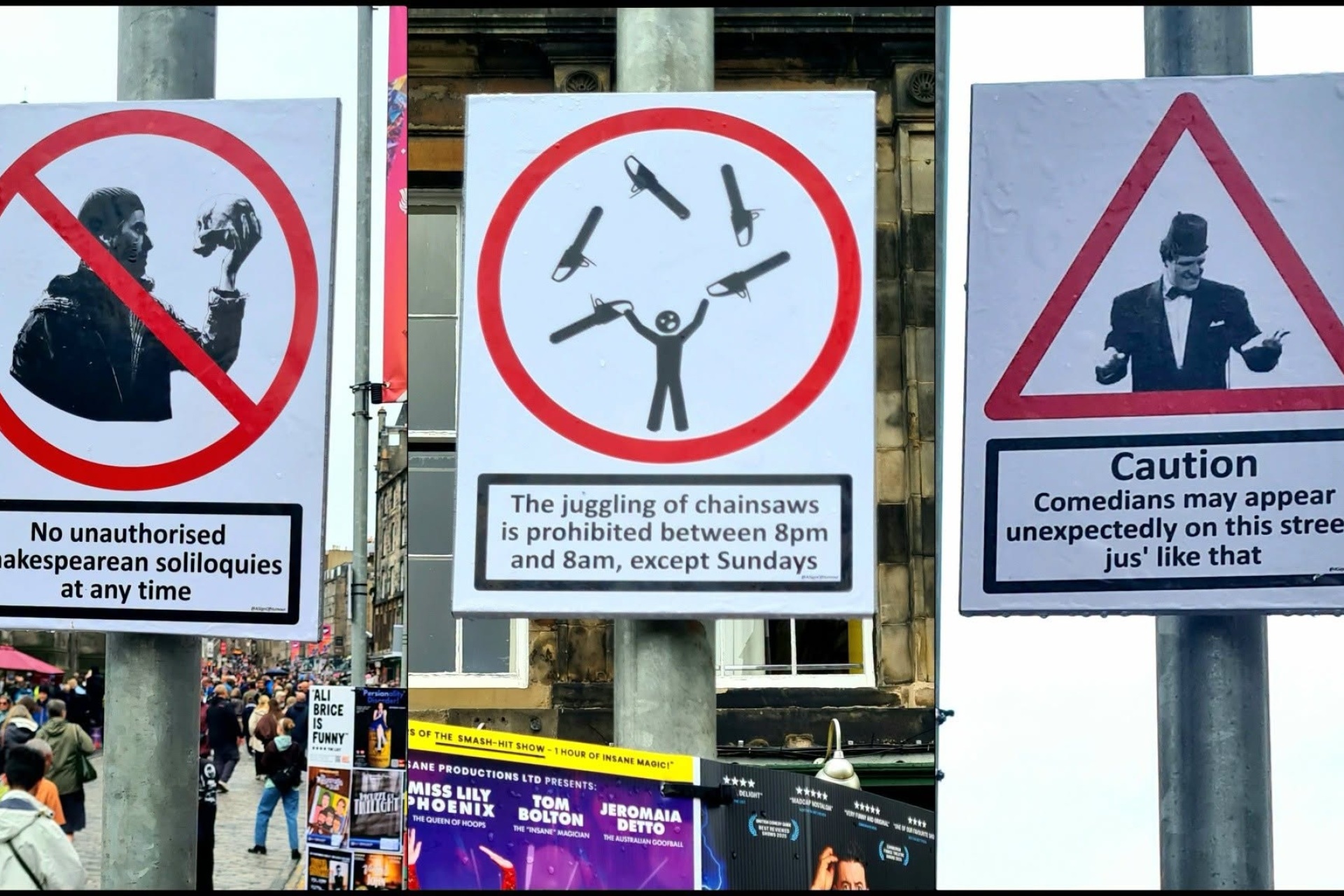 Fringe - A Sign of Humour