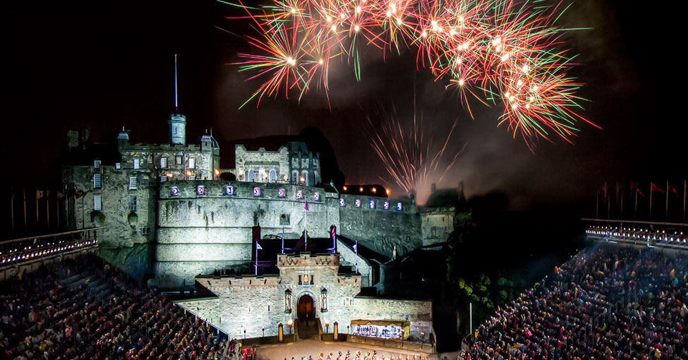 Fireworks at the Royal Military Tattoo