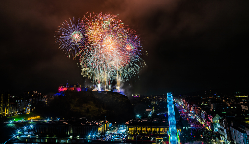 Hogmanay - fireworks